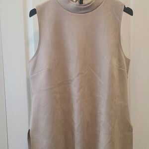 Vince Camuto Elegant Beige Tank Top